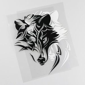Two Dog / wolf Animal Sticker
